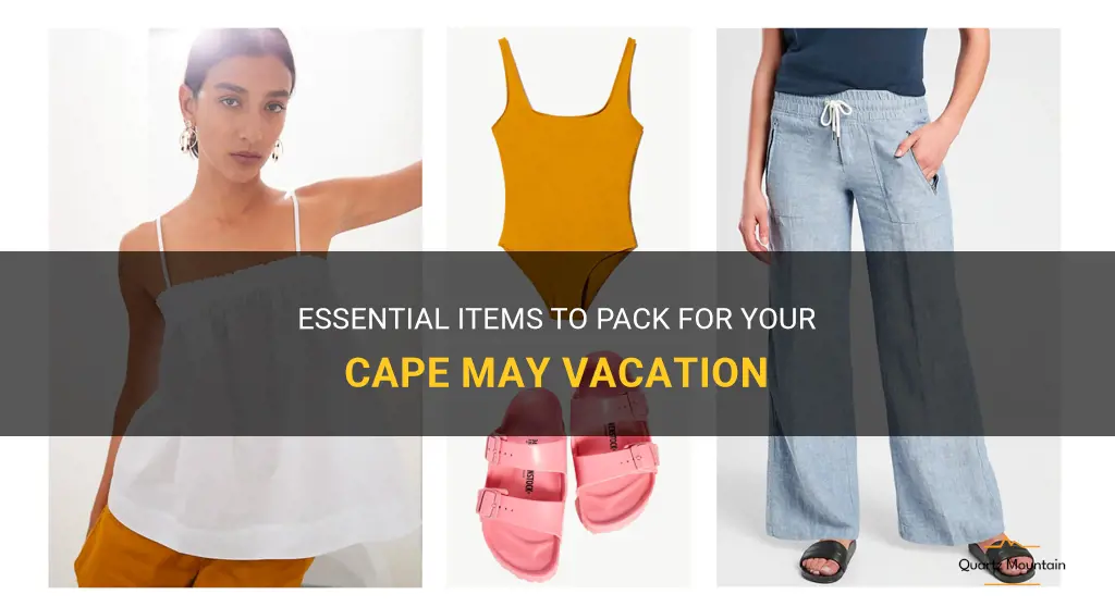 what to pack for cape may