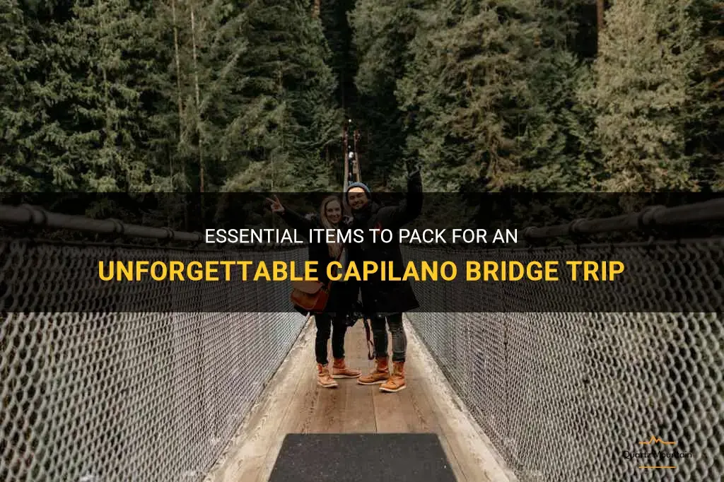 what to pack for capilano bridge trip