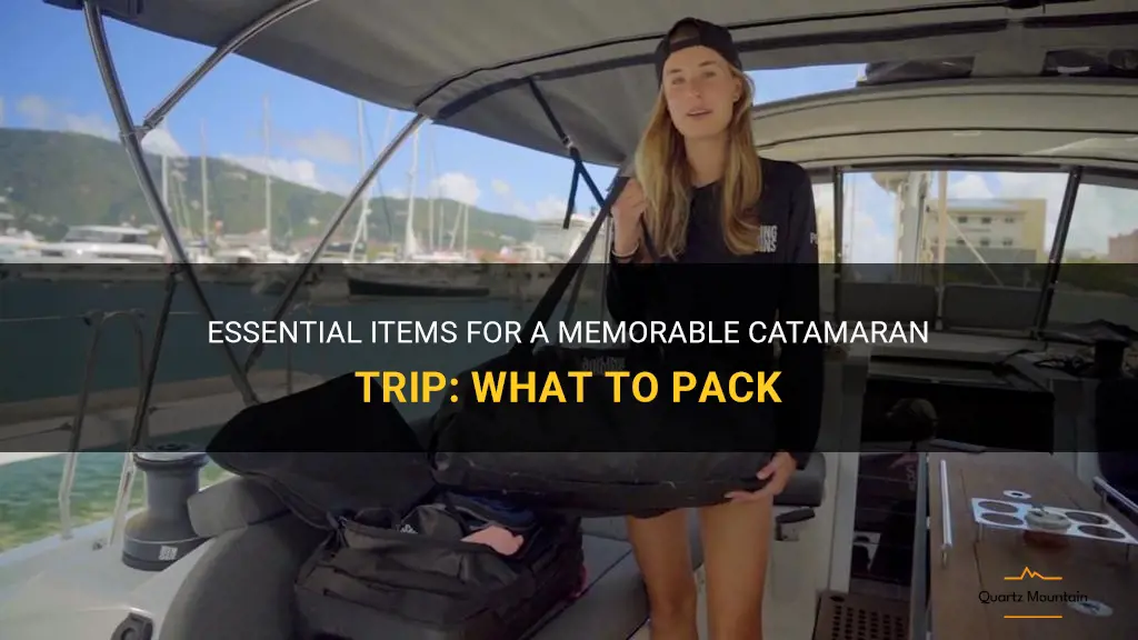 what to pack for catamaran trip