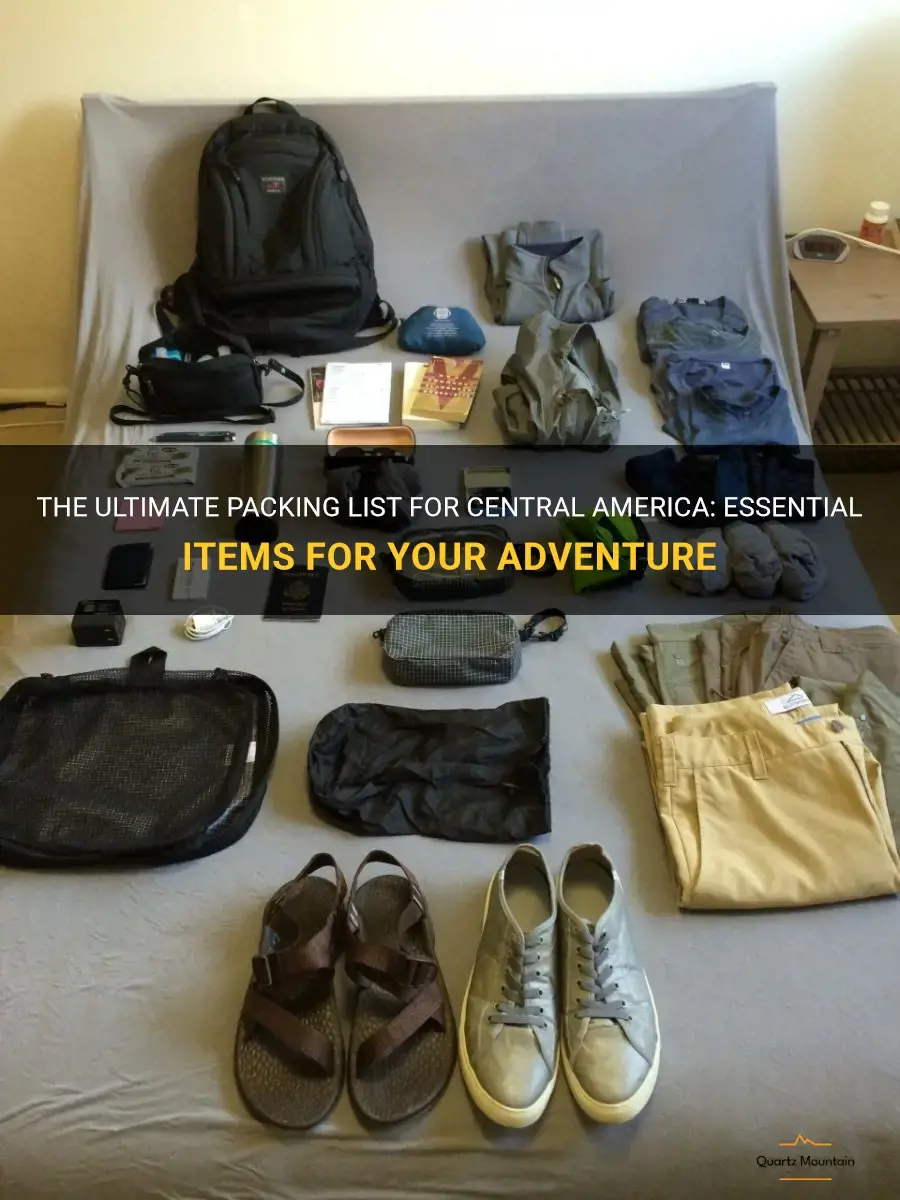 what to pack for central america