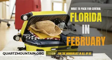 Essential Items for Packing for a February Trip to Central Florida