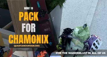 Essential Items to Pack for a Trip to Chamonix