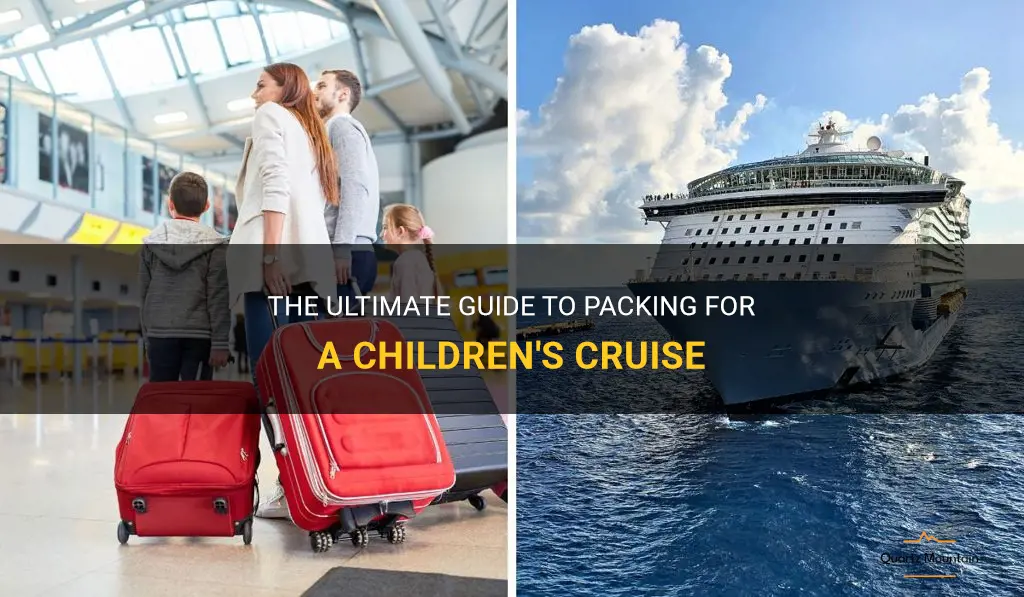 what to pack for children cruise