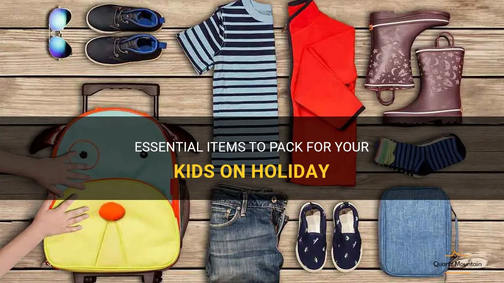 what to pack for children