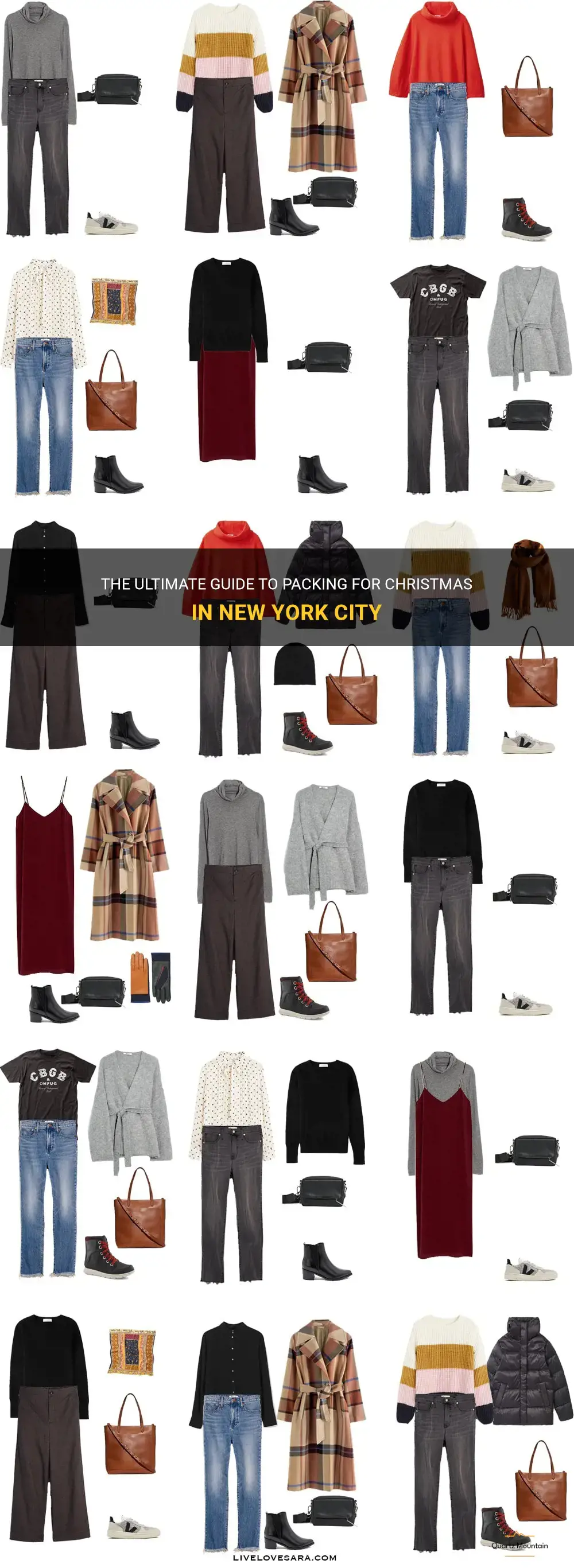 what to pack for christmas in New York