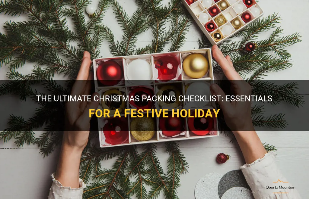 what to pack for christmas