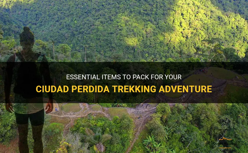 what to pack for ciudad perdida