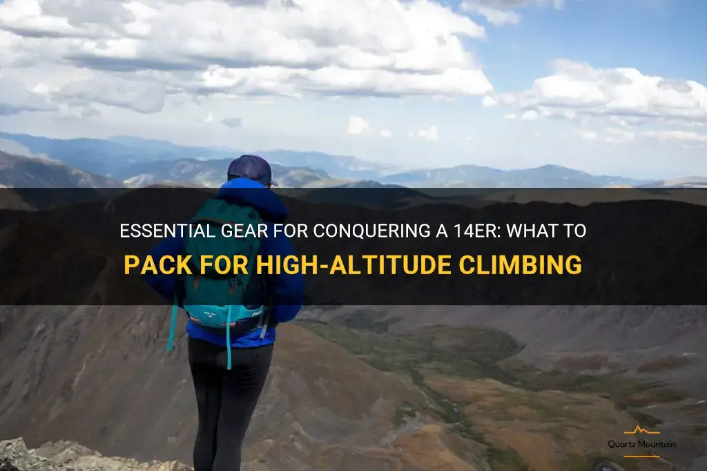 what to pack for climbing a 14er