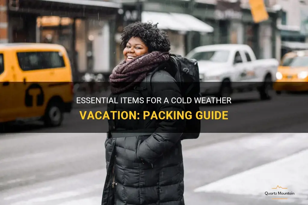 what to pack for cold weather vacation