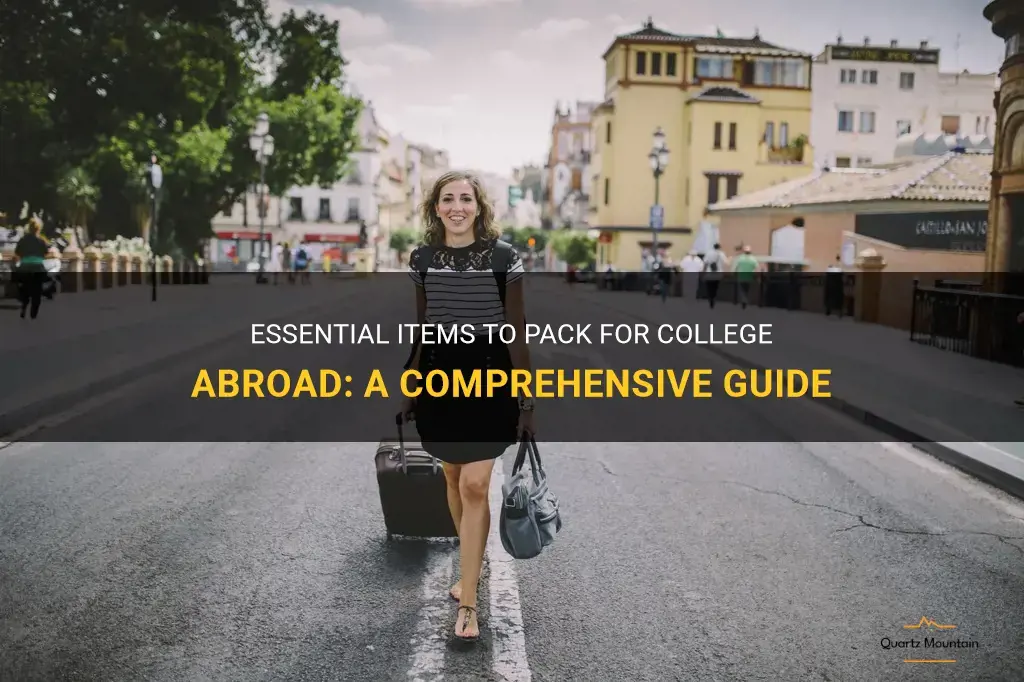 what to pack for college abroad