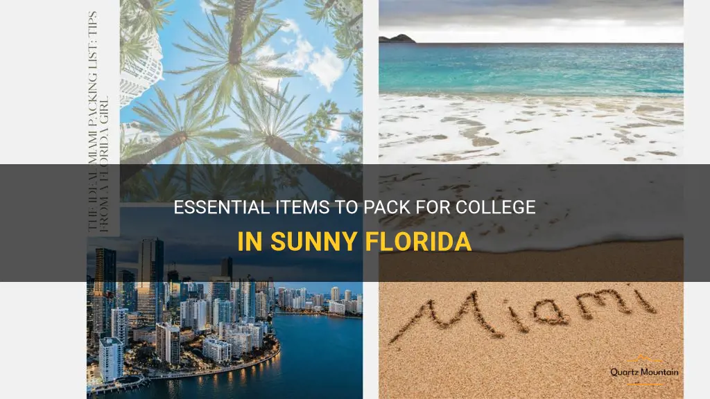 what to pack for college in Florida