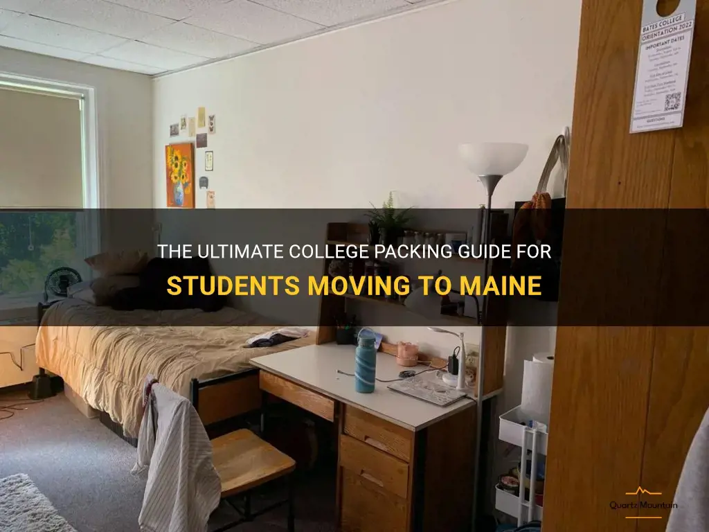 what to pack for college in Maine