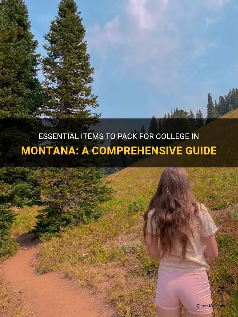 what to pack for college in montana