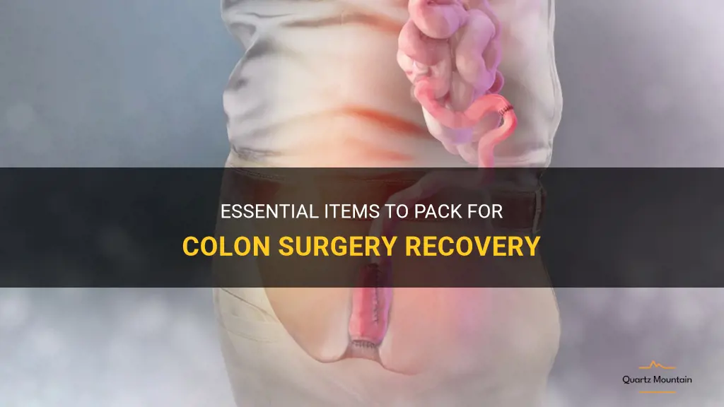 what to pack for colon surgery