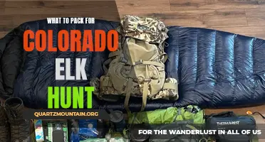 What to Include in Your Packing Checklist for a Colorado Elk Hunt