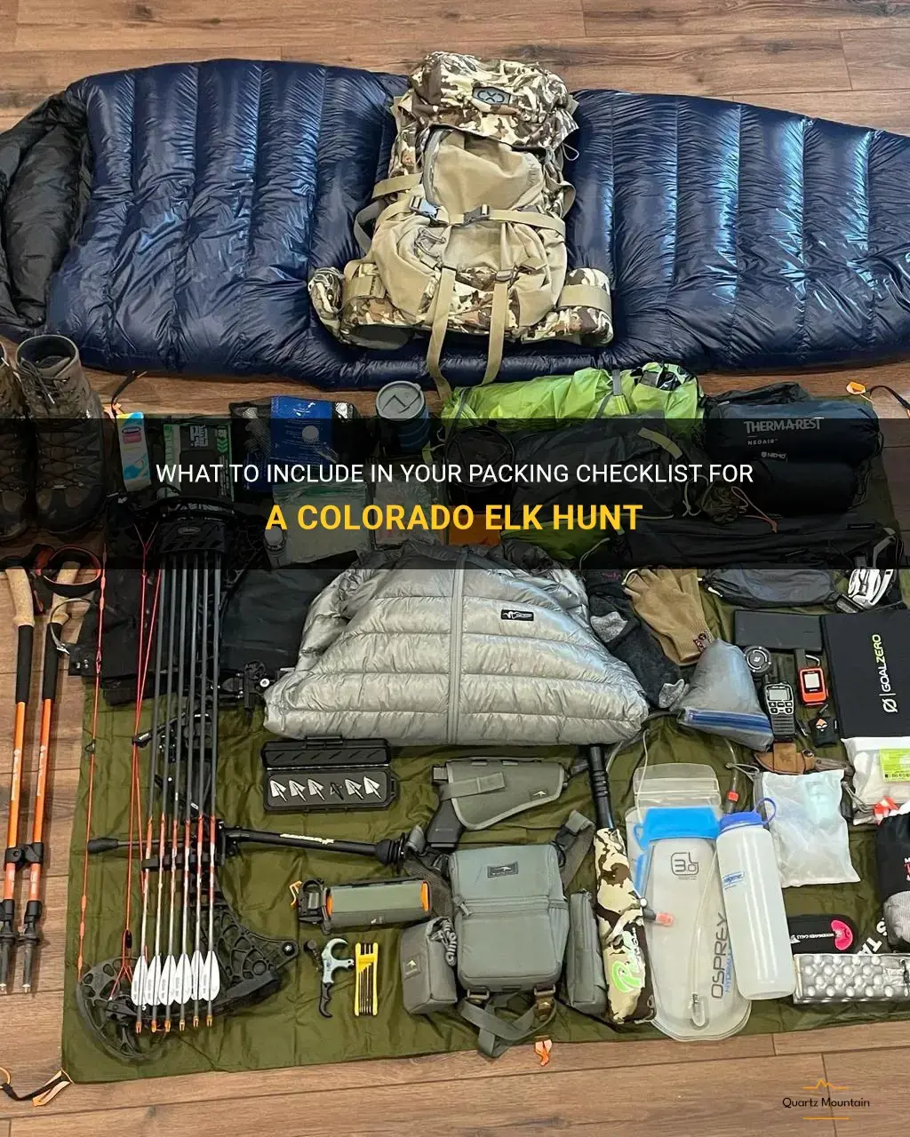 what to pack for colorado elk hunt
