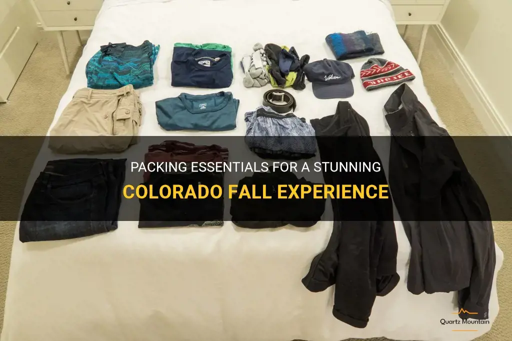 what to pack for colorado fall