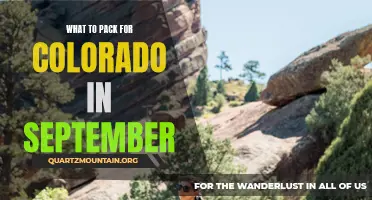 Essential Items to Include in Your Packing List for Colorado in September