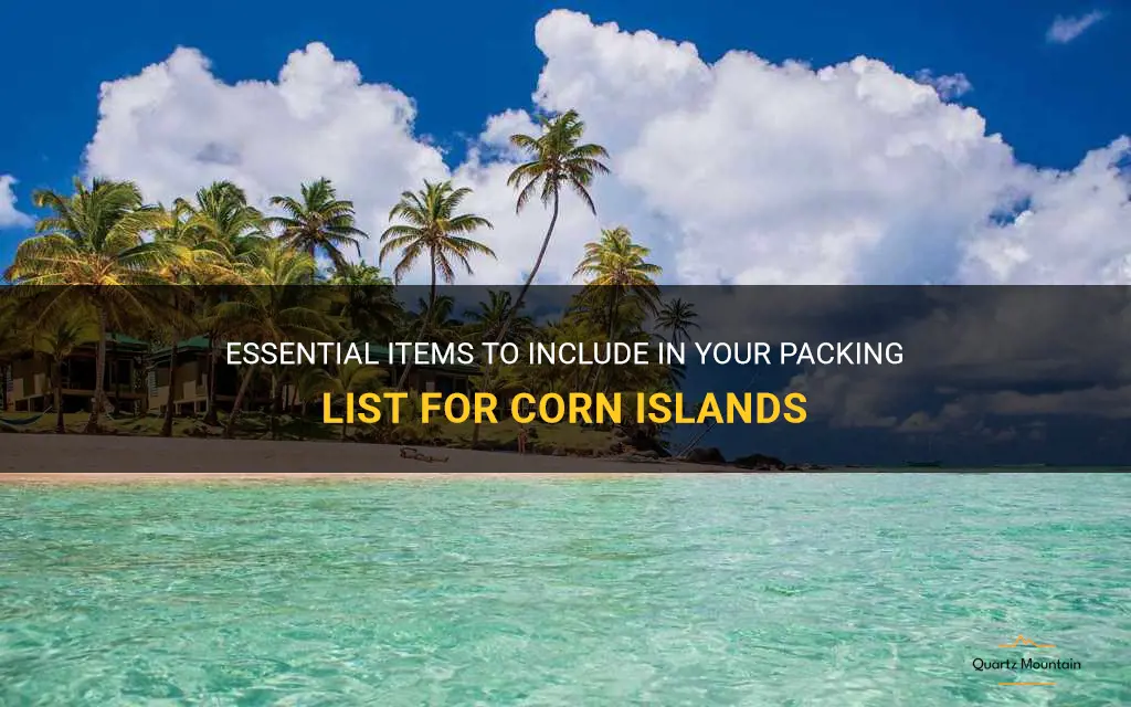 what to pack for corn islands