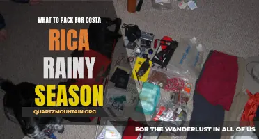 Essential Items for the Costa Rica Rainy Season: What to Pack