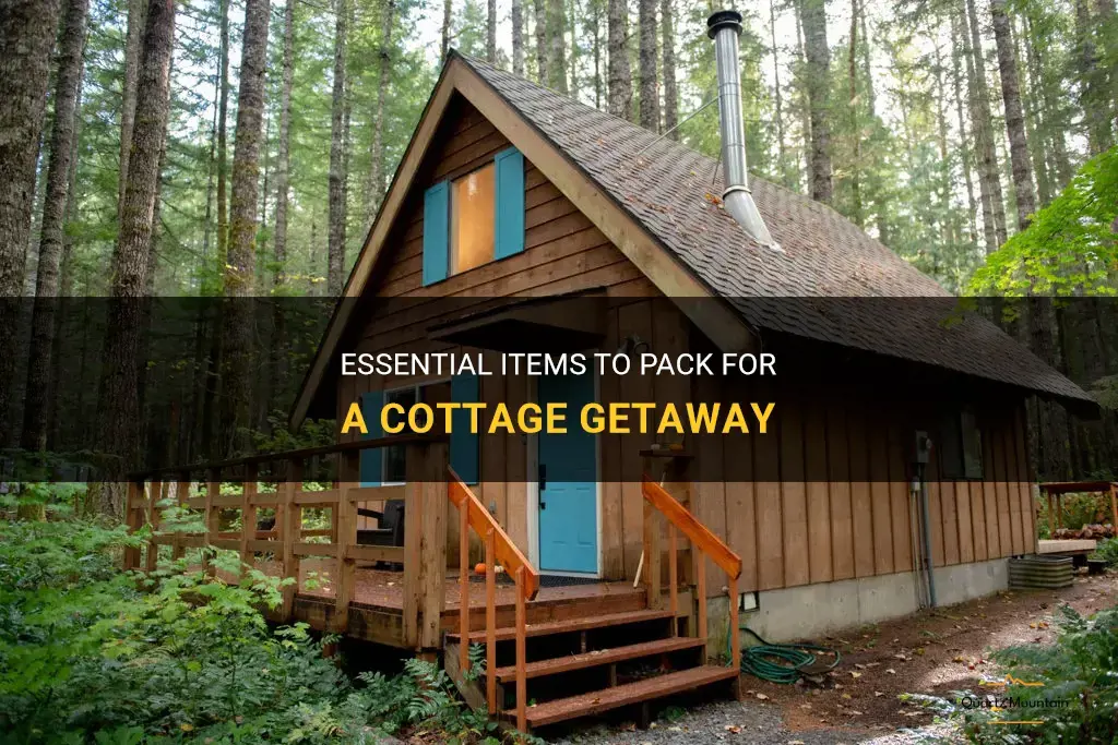 what to pack for cottage