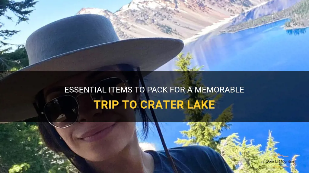 what to pack for crater lake