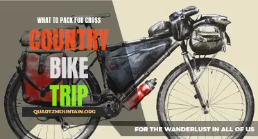 Essential Items for a Cross-Country Bike Trip: A Comprehensive Packing Guide