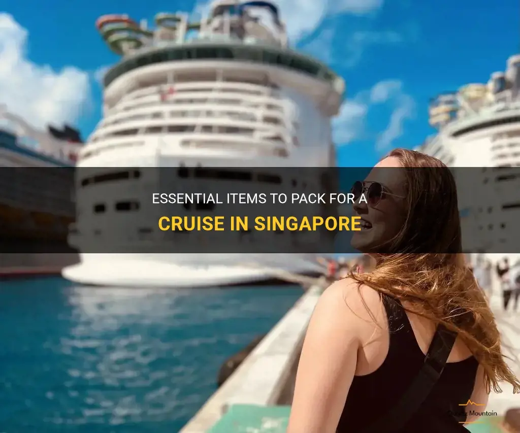 what to pack for cruise singapore