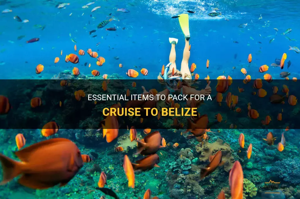what to pack for cruise to belize