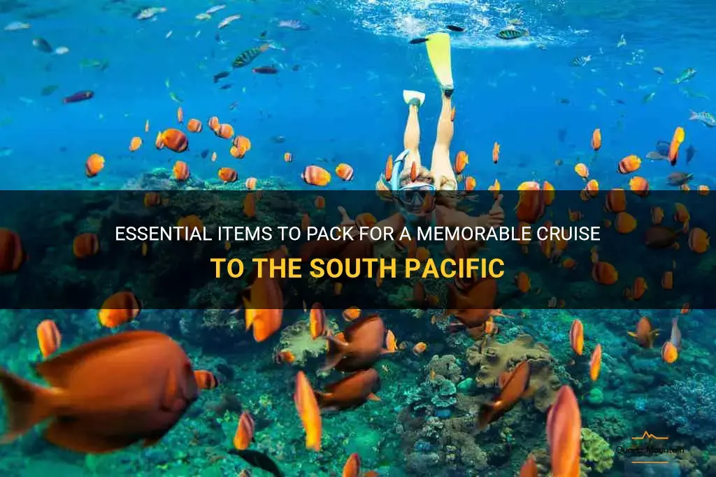 what to pack for cruise to south pacific
