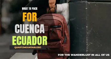 Essential Items to Pack for a Trip to Cuenca, Ecuador