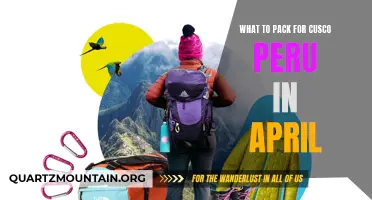 Essential Packing List for Cusco, Peru in April