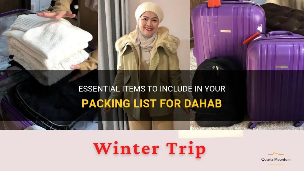 what to pack for dahab