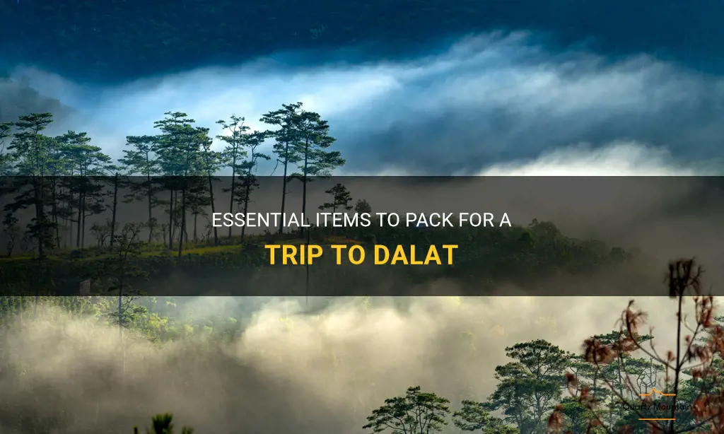 what to pack for dalat