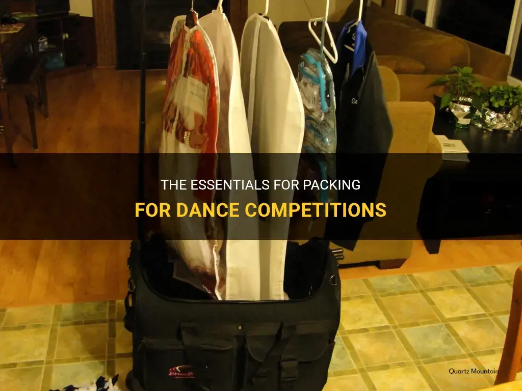 what to pack for dance competitions