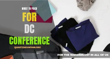 Essential Items for Packing for Your DC Conference