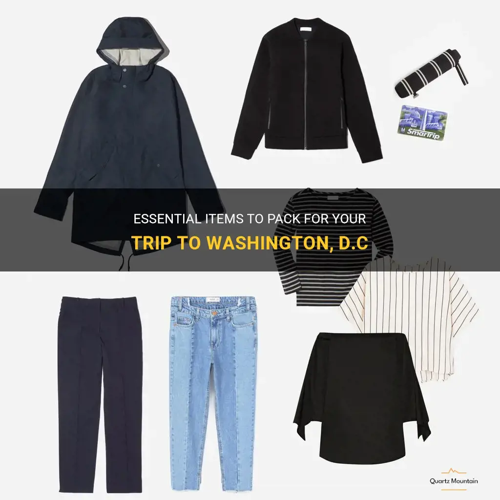 what to pack for dc