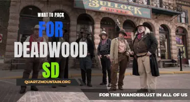 Essential Items for Your Trip to Deadwood, SD: What to Pack