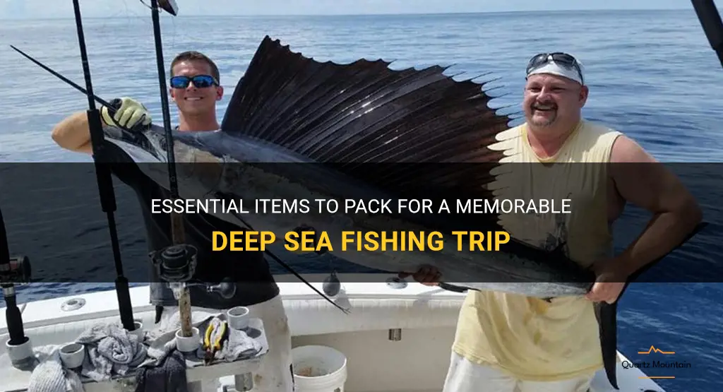 what to pack for deep sea fishing