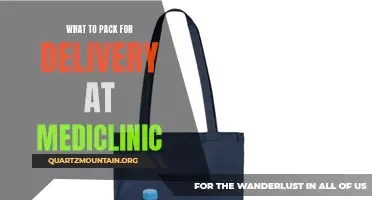 Essential Items to Pack for Delivery at Mediclinic: A Comprehensive Guide