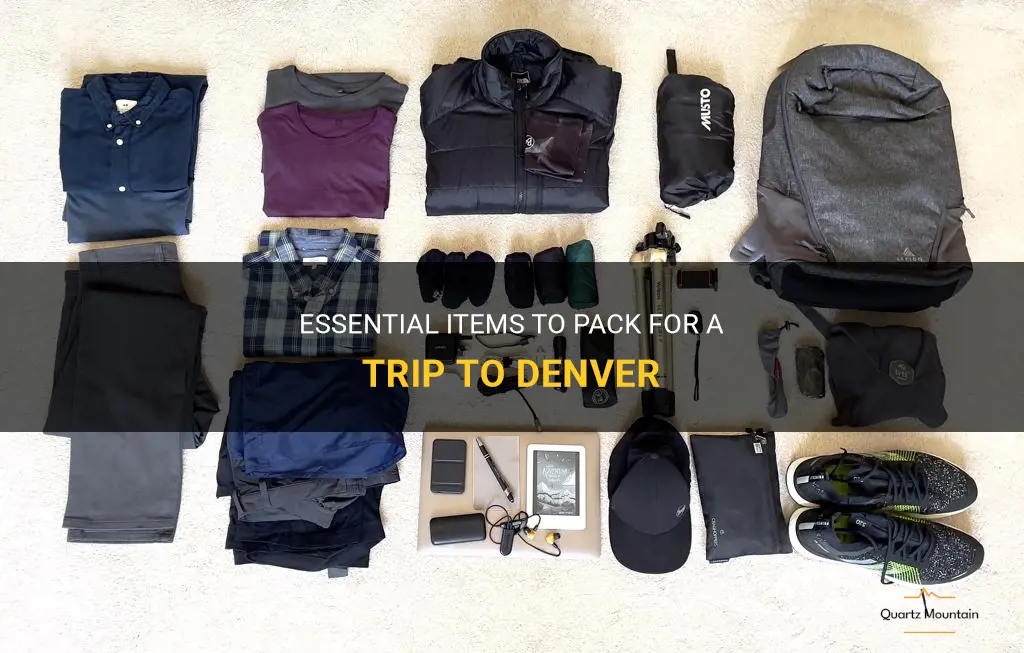 what to pack for denver