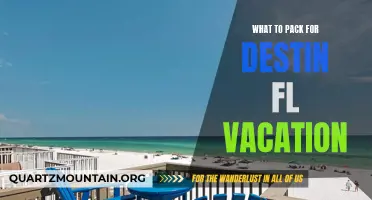 Essential Items to Pack for a Memorable Destin FL Vacation