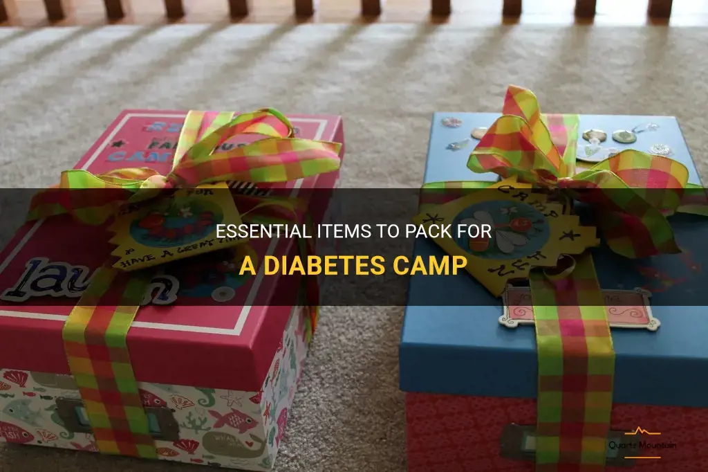 what to pack for diabetes camp