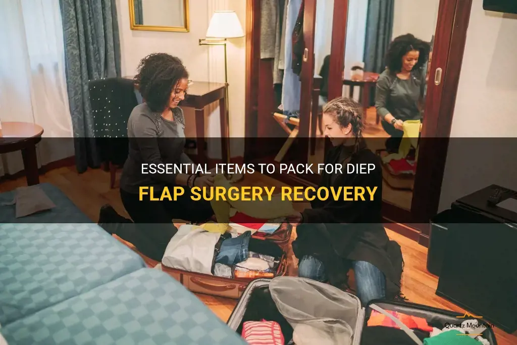 what to pack for diep flap