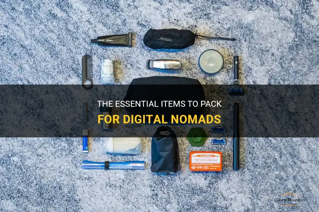 what to pack for digital nomads