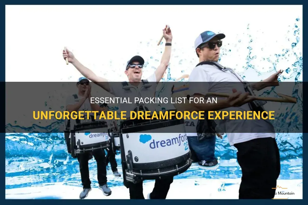 what to pack for dreamforce