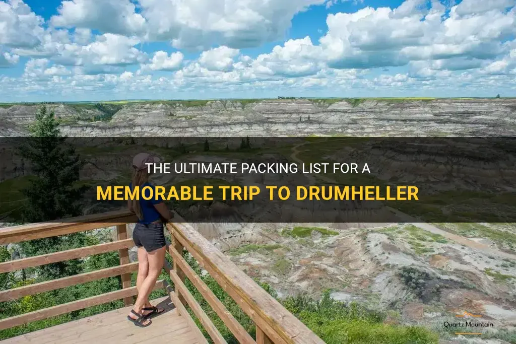what to pack for drumheller