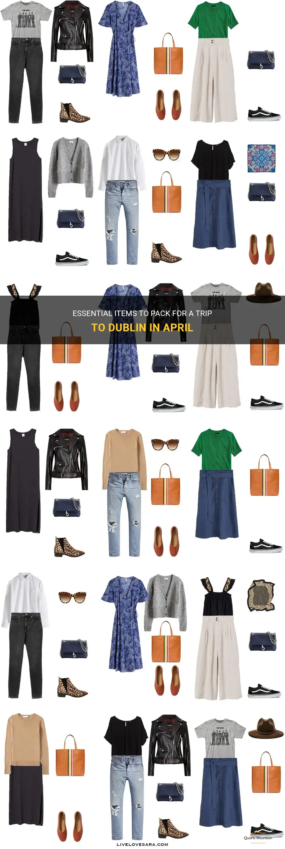 what to pack for dublin in april