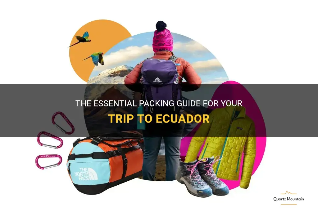 what to pack for ecuador