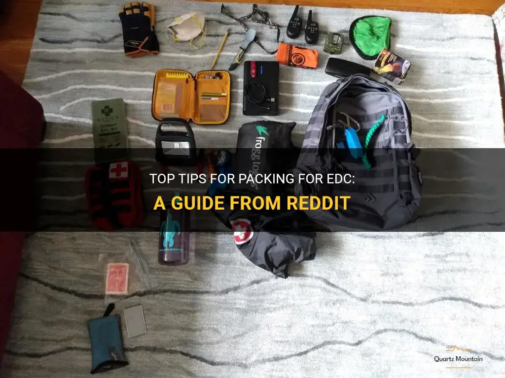 what to pack for edc reddit